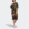 adidas Originals X Dry Clean Only Short Sleeved Dress Women's Army Green H59016
