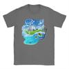 Frutiger Aero World Vaporwave TShirt Men  Funny Cotton Tee Shirt Crewneck Short Sleeve T Shirt Birthday Present Clothing