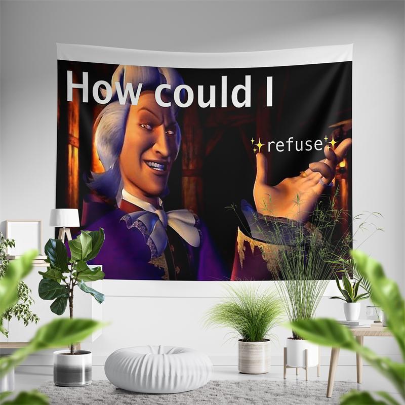 Aertemisi Preminger How Could I Refuse Tapestry Wall Hanging Art for Bedroom Living Room College Dorm Party Backdrop Home 100X70CM