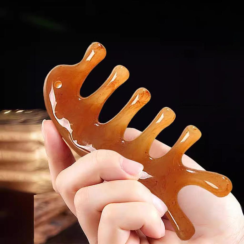Meridians Head Comb Portable Shoulder Neck Massage Comb for Head Scalp Facial Body Massage 1/3pcs