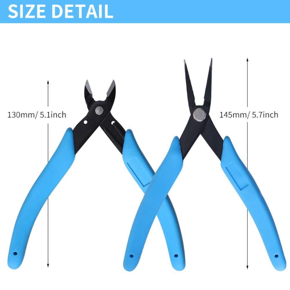 5-inch Size Chain Tweezer Nose Plier High Carbon Steel Precision Tool  Jewelry Crafting