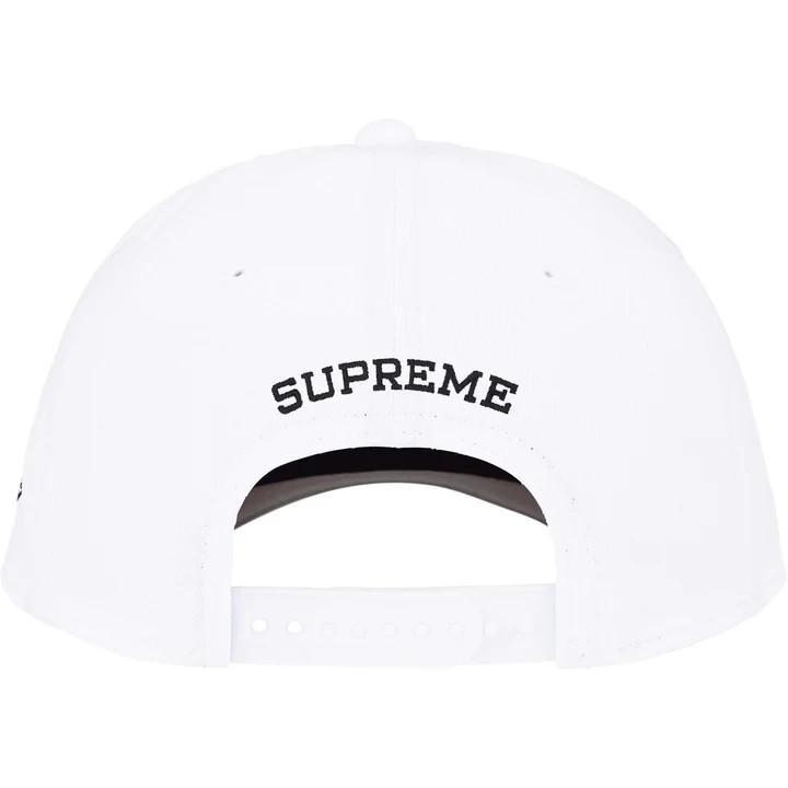 Supreme Sharp Spellout Adjustable New Era White