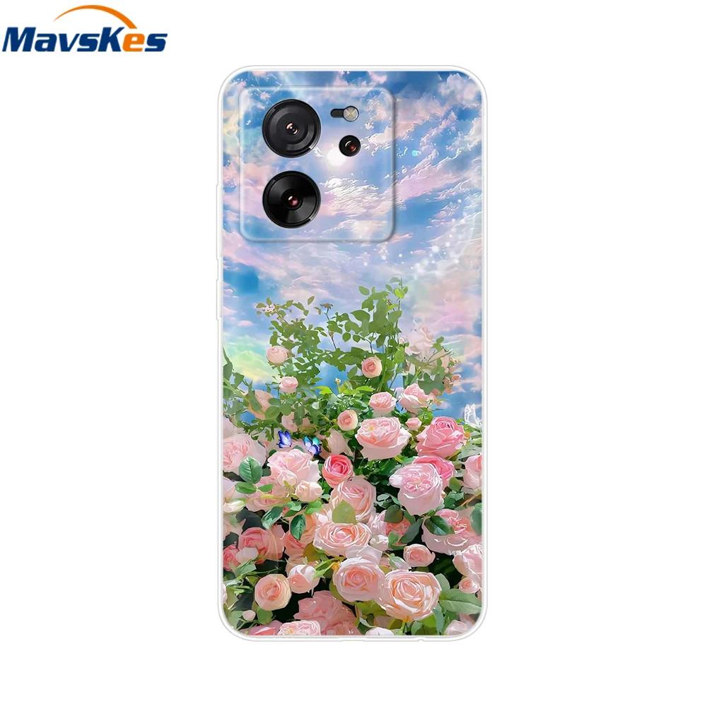 Mobile Phone Bag Case For Xiaomi 13T Case Mi13T Soft Silicone Cover For Xiaomi 13T Pro Clear Bumper For Xiaomi Mi 13T Pro Coque