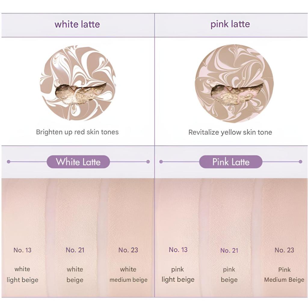 [Age 20's] Shining Drops Edition Essence Cover Pact Purple (Case +3 refills)