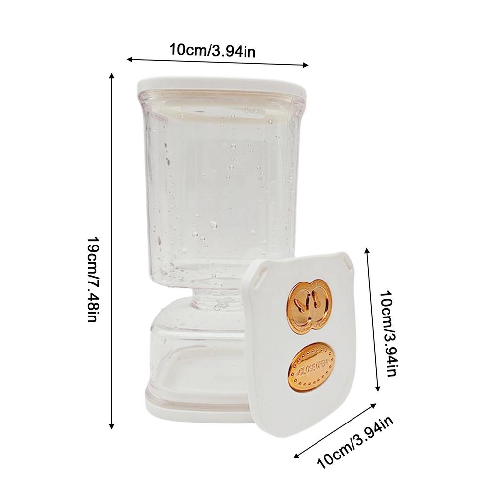 

Pickle Storage Container Multifunction Wide Mouth Food Container With Strainer Food Saver Pickle Storage For Fruits Vegetables білий