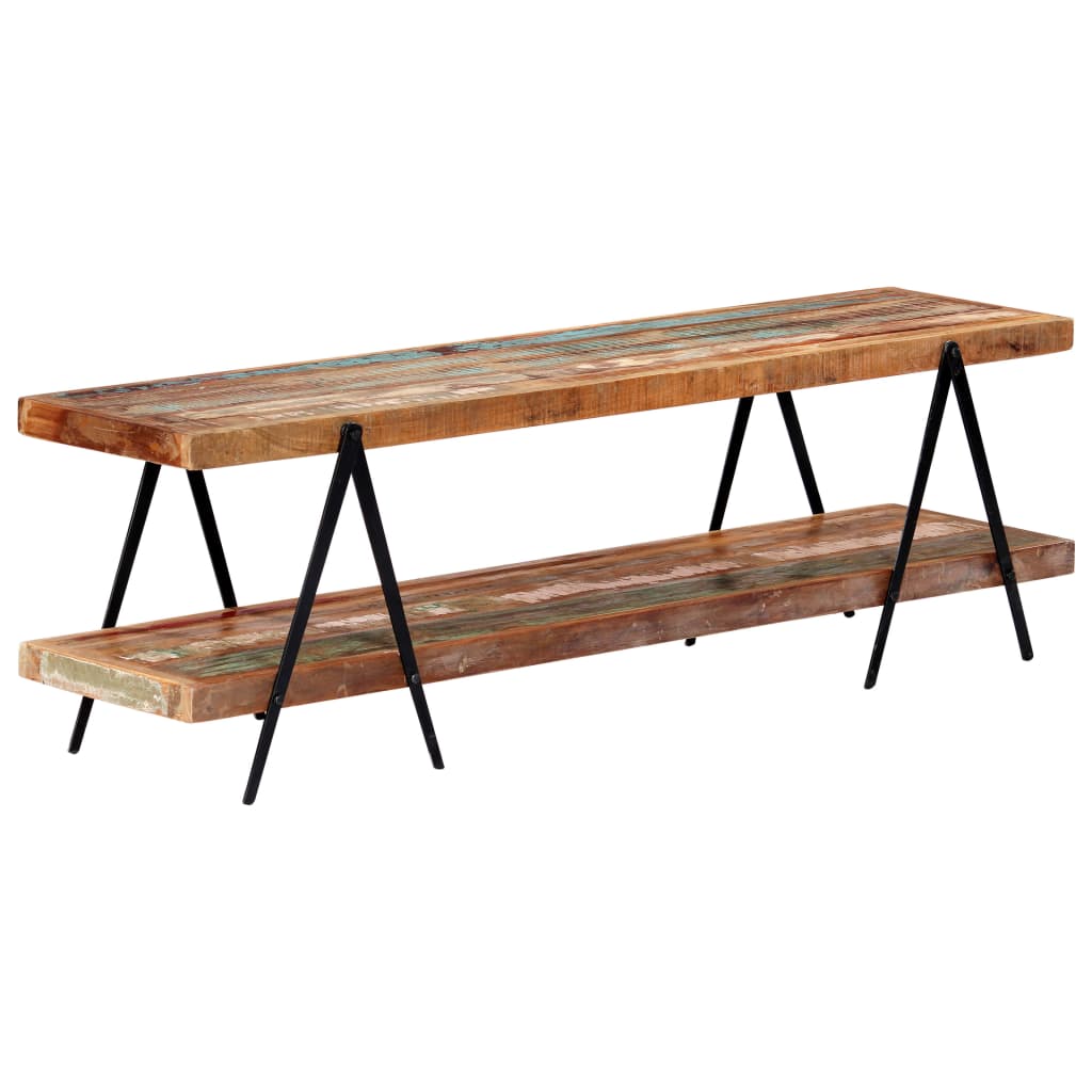 vidaXL TV-Schrank 160x40x50 Cm Altholz Massiv