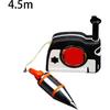 Jadeshay Magnetic Plumb Bob Setter with 4.5m Recoil Cord, Quick-Stabilizing Auto Lock for Professional and DIY Use