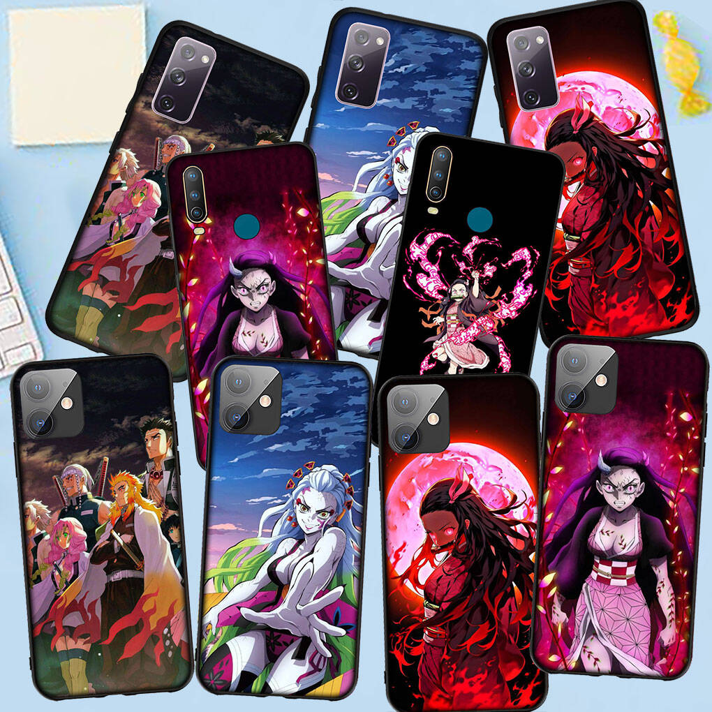 Phone Case for iPhone 17 16 15 Plus Huawei P30 P20 Lite Redmi Note 14 12 11 13 Pro Max OPPO A60 A80 A40 A38 Daki Gyutaro Nezuko Demon Slayer Tanjirou