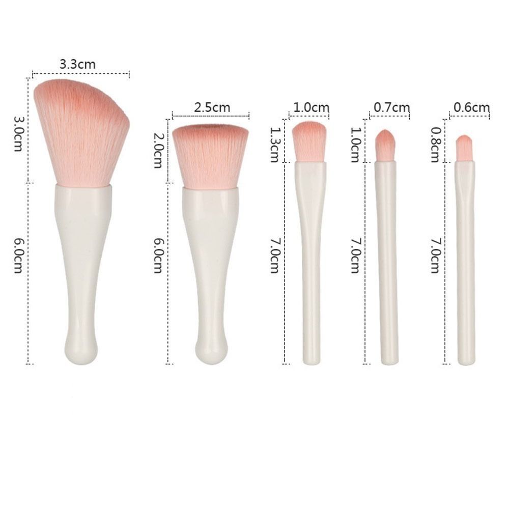 Acrylic Makeup Brush with Storage Shell Makeup Brus Storage Set Makeup Brushes