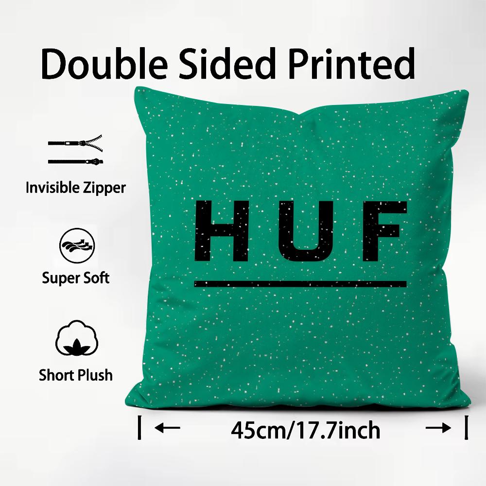 Brand H-Huf Fashion Cushion Cover Home & Car Dual-Scene Pillow Cover: Reversible For Premium Comfort