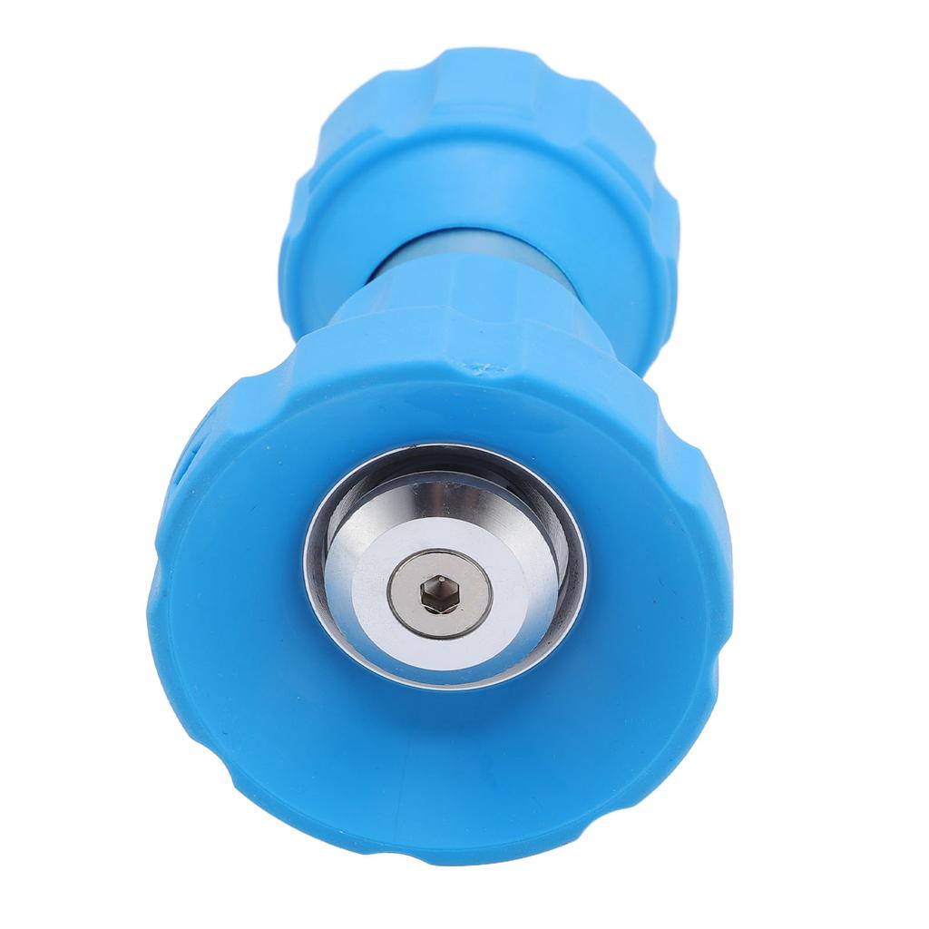 Garden Hose Nozzle Stainless Steel Fireman Style Heavy Duty Hose Nozzle Sprayer for Plants Watering
