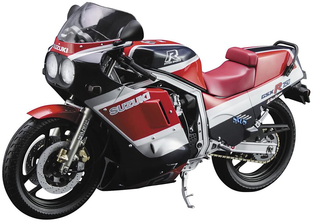 Hasegawa Model Suzuki Color Plastic 21741 1/12 GSX-R750 (G) (GR71G) Rosu albastru