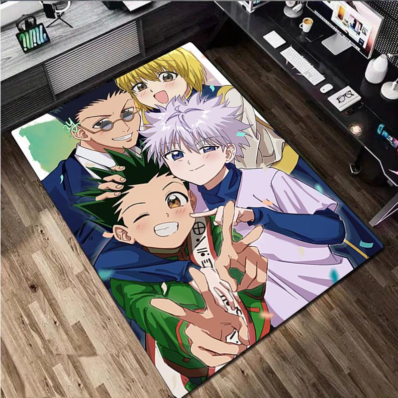 Hunter X Hunter: Bonds Unite Home Carpet Office Decorative Carpet For Living Room Bedroom Door Mat Floor Rug Computer Chair Area Rug
