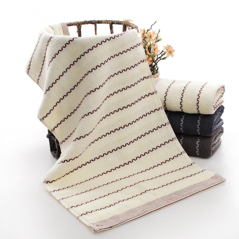 Water pattern pure cotton towel soft absorbent face towel embroidery
