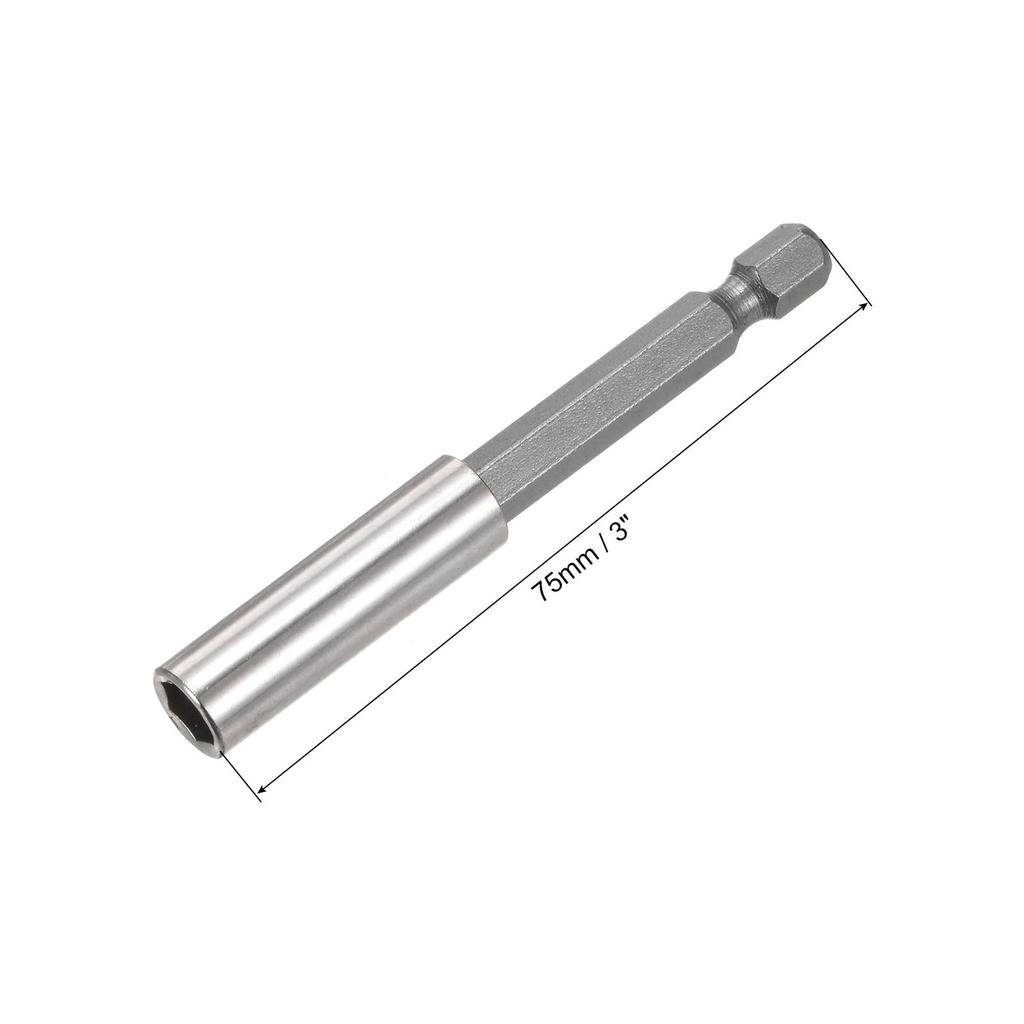 Uxcell Hex Shank X Magnetic Bit Holder Extension for Quick Release Driver Drill Power Tools 1/4" 3"