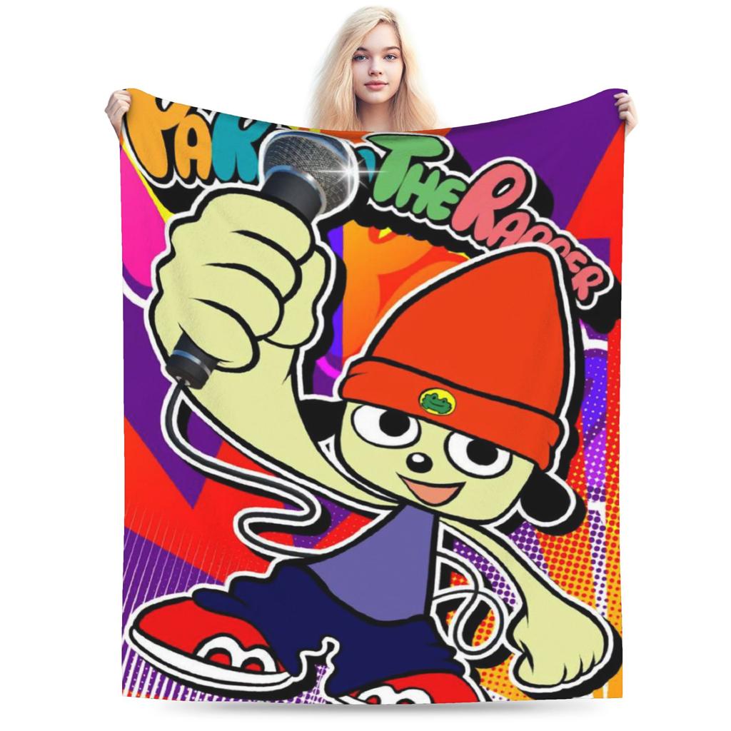 Parappas Print-Decke für Männer Frauen Warm Gemütlich Flauschig Überwurfdecken für Bett 50x60 Zoll Mehrere Größen