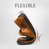 Fashion Golden Sapling Casual Business Shoes Genuine Leather Flats Fashion Men's Loafers Retro Design Male Footwear Leisure Party Loafer