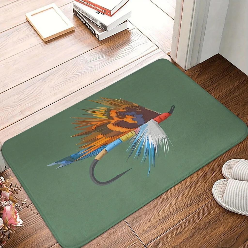 1PC LOVE Dog Pattern Door Mats Kitchen Rugs Non-Slip Pop Design Living Room Rugs Bath Mat Carpet for Home Sink Laundry Decor
