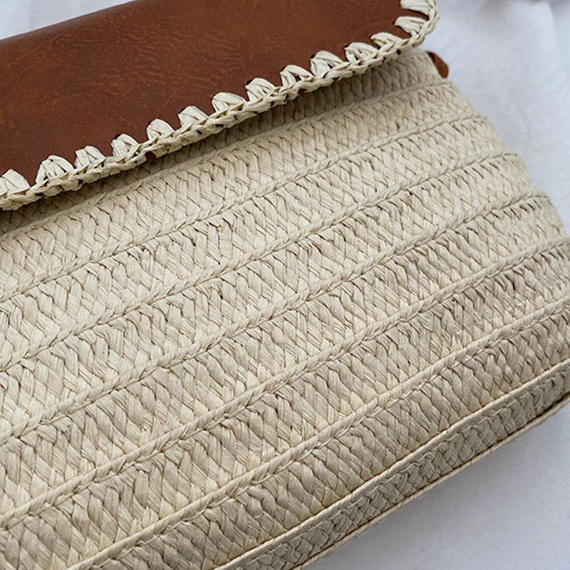 Słomkowe Torby Crossbody dla Kobiet Nowa Letnia Torba na Ramię Małe Torby Projektanckie Damskie Podróżne Torby Messenger Modne