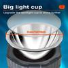 New LED Solar Searchlight Outdoor Long Range Flashlight Strong Light Torch Solar+Type C Rechargeable Flashlight Camping Lighting