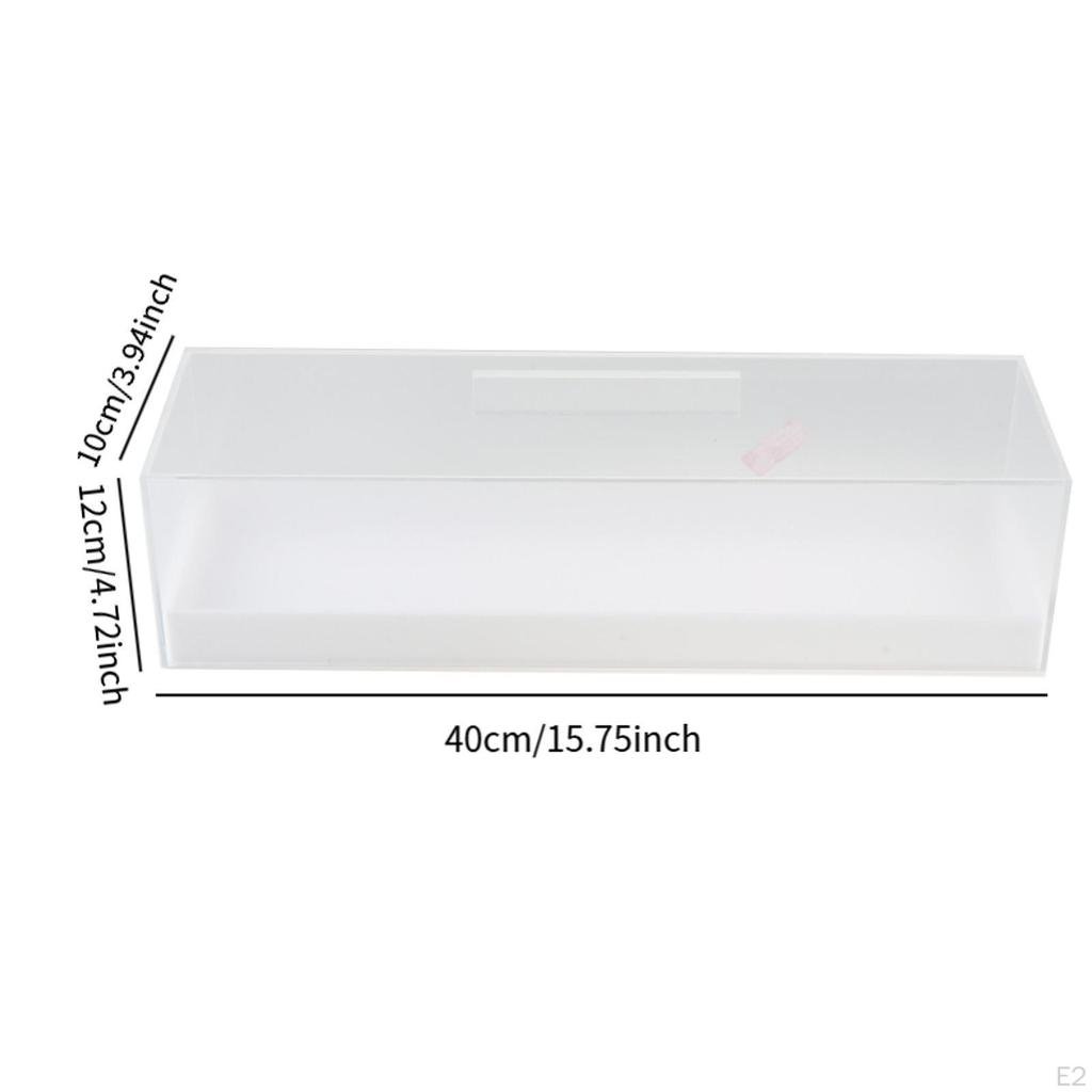 Acrylic Pastry Bin Rectangular Portable Cake Bread Organizer Baking Supplies