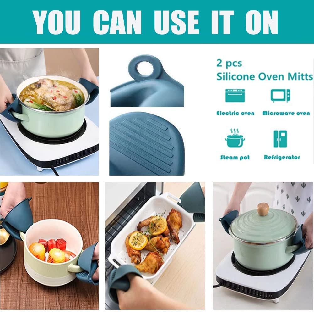 4 ADET Kase Klipsi Tutucu Klipsler Sıcak Yemekleri Kaseyi Tencereyi Tavayı Tabağı Instant Pot Mikrodalga Fırın Air Fryer'dan Kaldırmak İçin