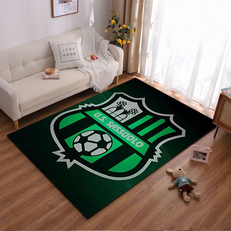 U.S. Sassuolo Soccer Emblem suitable as a non-slip mat for the living room or bedroom sofa