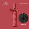 Custom Logo Folding Umbrella with UV Protection - Black Glue Sun & Rain Shield