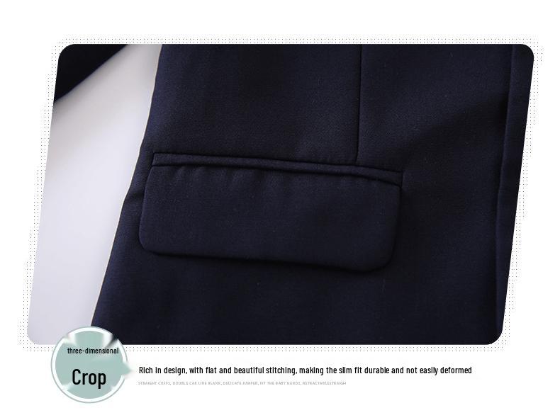 Spring & Autumn British-Style School Uniform Set - Children's Academy Blazer, Class, and Kindergarten Uniform, 4-Piece.