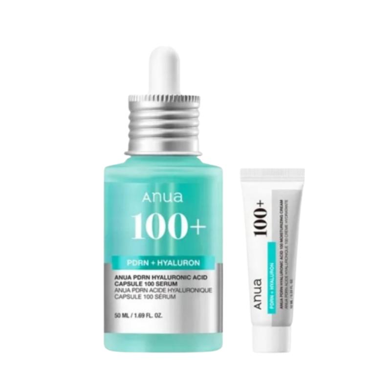 Anua PDRN Hyaluronic Acid 100 Capsule Serum 30ml + Cream 30ml