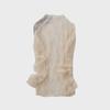 Four Seasons Lace Mesh Semi-High Neck See-Through Long Sleeve Korean-Style Blouse