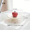 Creative Fruit Shaped Incense Holder, 3D Cute Incense Insertion Plate Decoration, Banana and Apple
