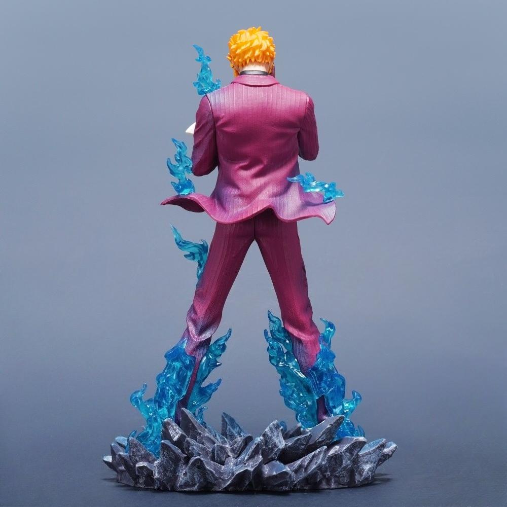 25cm/9.84in Anime Figure Sanji Action Figures Pvc Statue Desktop Ornamen Collection Model Toys Gifts ONE PIECE Poseable Articulated Scale Detailed