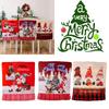 Vibrant Red Christmas Chair Covers With Stripes Polka Dots And Checks For Festive Style