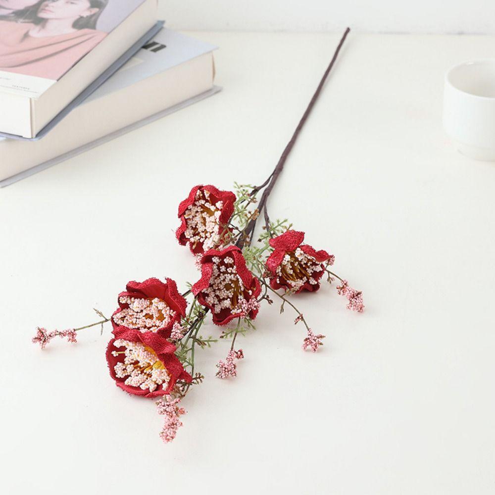 Multicolor Simulation Flower Foam Fake Flower Creative Artifiical Flower Branch Home Decoration