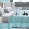 Air Conditioning Quilt for Summer, Pure Color Ice Silk Cooling Blanket, Lightweight and Soft Cold Quilt for Double/King Size