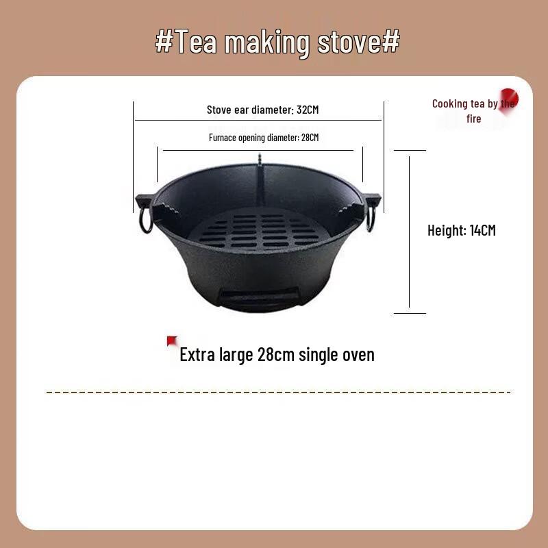 Zhichu Clay Charcoal Tea & BBQ Stove