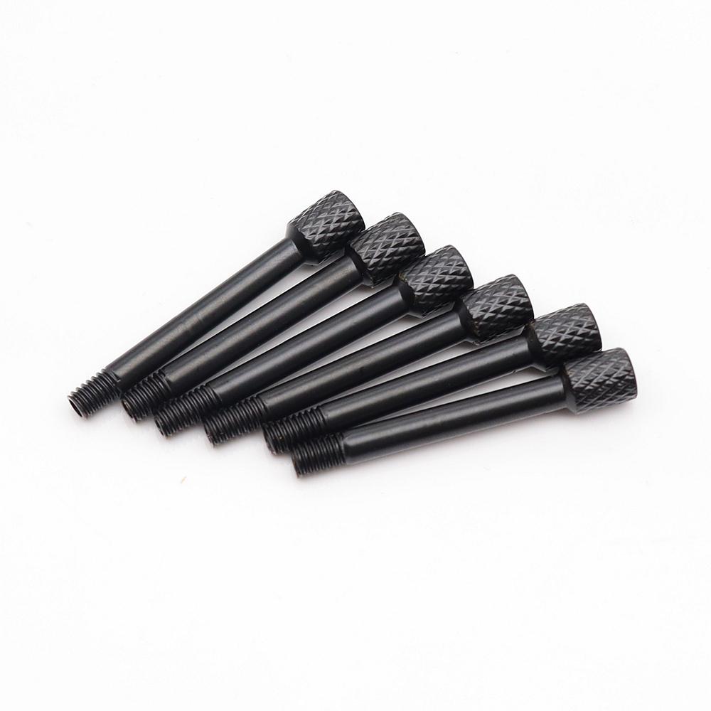 6pcs Brass Electric Guitar Floyd Rose Tremolo Bridge Saddle Clamp String Screw