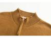 Men's 2025 Stand Collar Knit Cardigan Sweater - Casual, Loose Fit, Trendy Outerwear for Spring, Autumn, and Winter.
