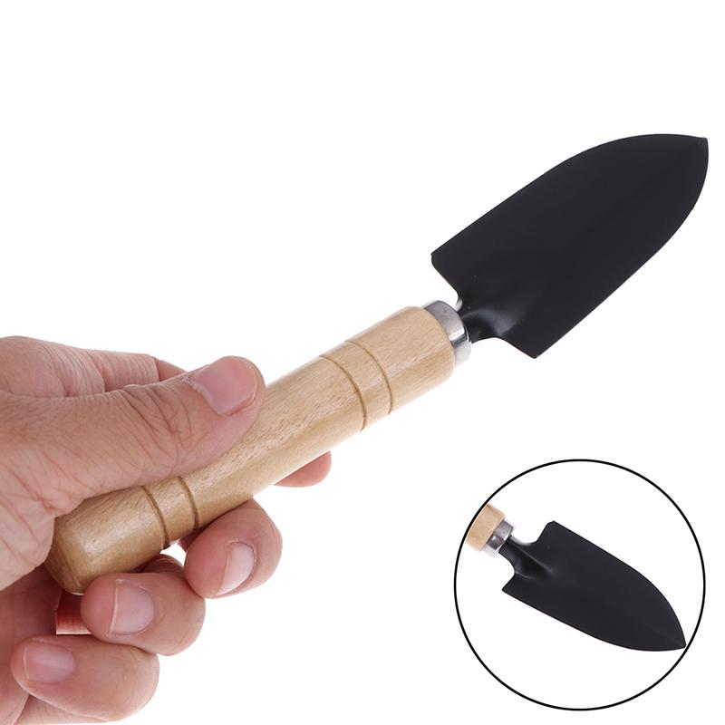 3 Adet/takım Mini Bahçe Alet Setleri Kürek Tırmık Kürek Bonsai Alet Seti Ahşap Saplı