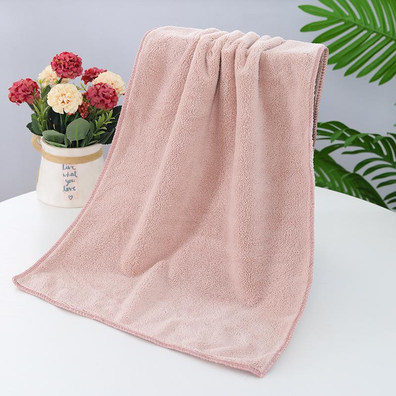 Schnelltrocknendes, fusselfreies Korallenfleece-Handtuch - Saugfähiges Gesichts- und Haarhandtuch, perfekt für den Heimgebrauch oder als Geschenk