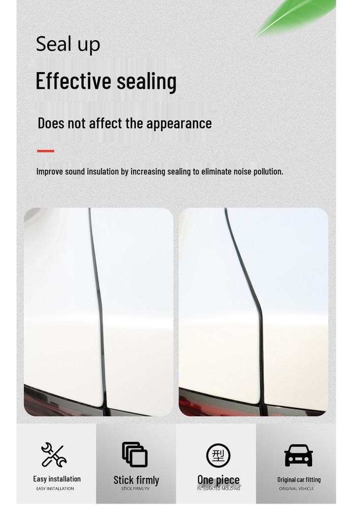 Changan UNI-V/UNIV/Zhidian iDD Car Door Sound Insulation & Dustproof Sealing Strip