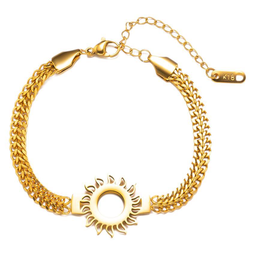 Nouveau bracelet tendance et personnalisé en forme d'épi de blé creux soleil polyvalent