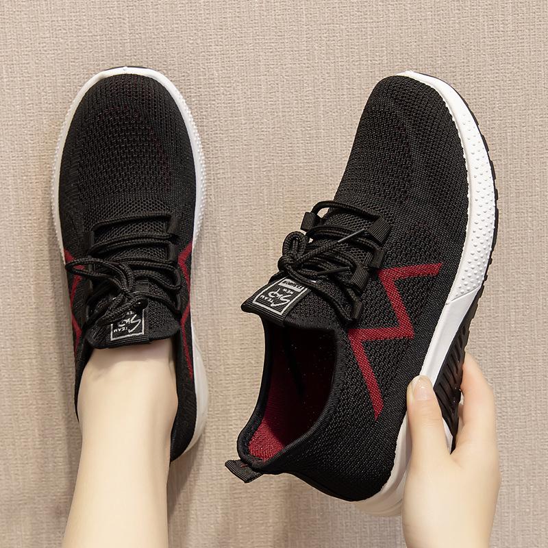 Casual Breathable Sports Running Shoes for Women, Low Top, Breathable and Comfortable