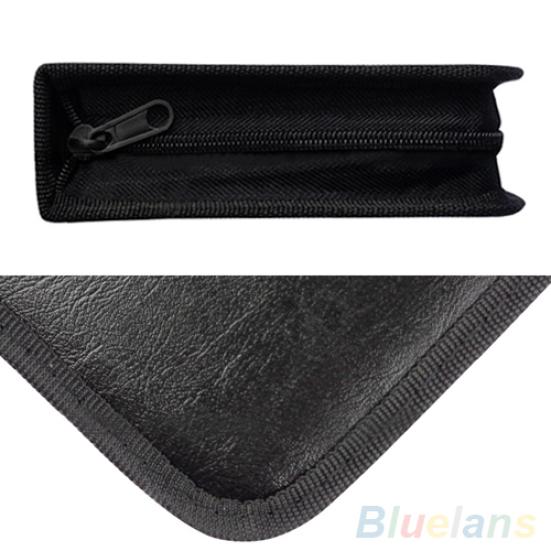 VCD Organizer 80 Discs CD Holder DVD Case Storage Faux Leather Zipper Bag