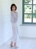 Fabric Seoul Pearl Strap Flower Slip Dress
