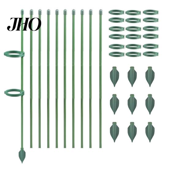 Garden Plant Supports Extendable Stakes Support Set with Movable Clips Adjustable Stem Monstera for Indoor Outdoor Plants Tomato Orchid Climbing