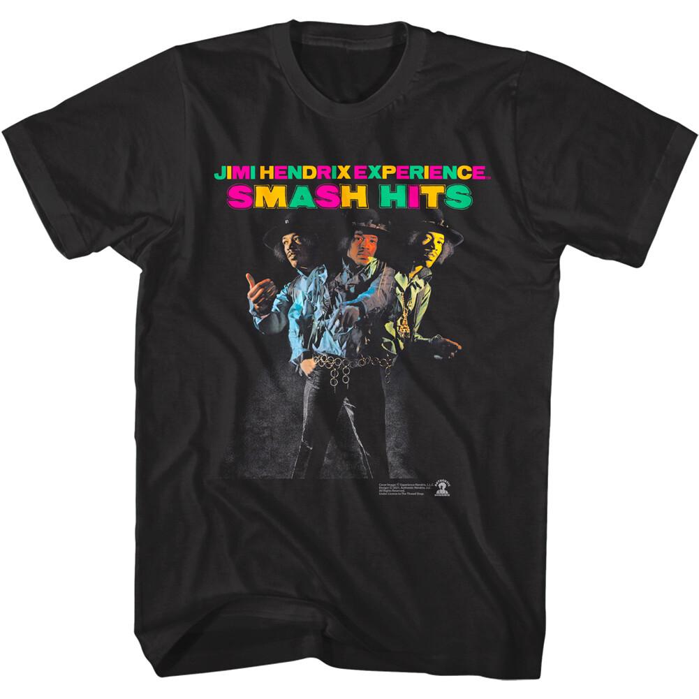 Jimi Hendrix Experience Smash Hits Men T Shirt Album Guitar Hero Rock Legend XXXL