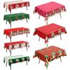 Disposable Christmas Tablecloth Bronzing Table Cover Disposable Tablecloths  New Year Party