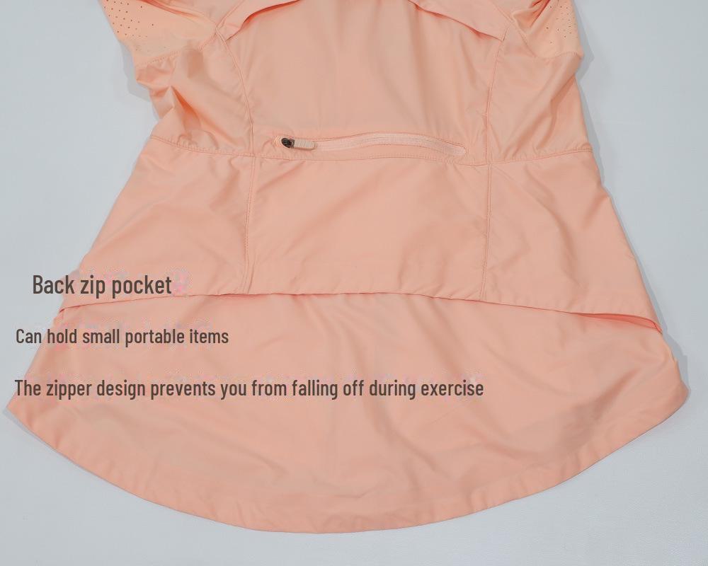 Lulu-x Goal Smasher Damen Sportjacke mit UV-Schutz - Eisseide, Langarm, Cool Touch